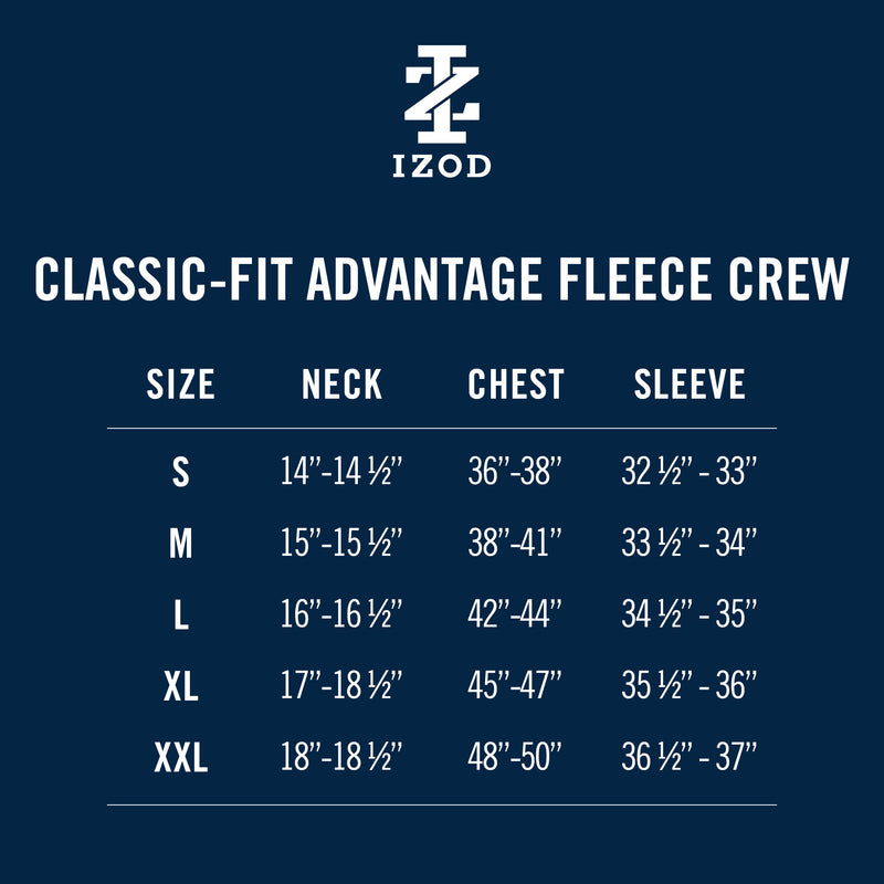 ADVANTAGE PERFORMANCE CREWNECK FLEECE - DELLA ROBBIA BLUE