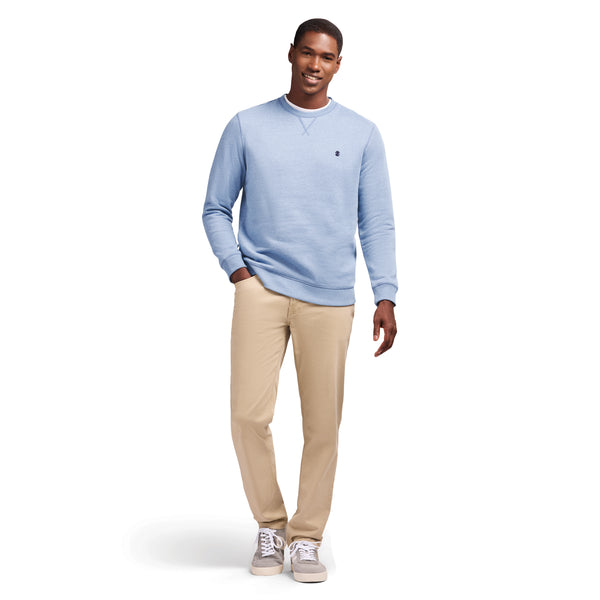 ADVANTAGE PERFORMANCE CREWNECK FLEECE - DELLA ROBBIA BLUE