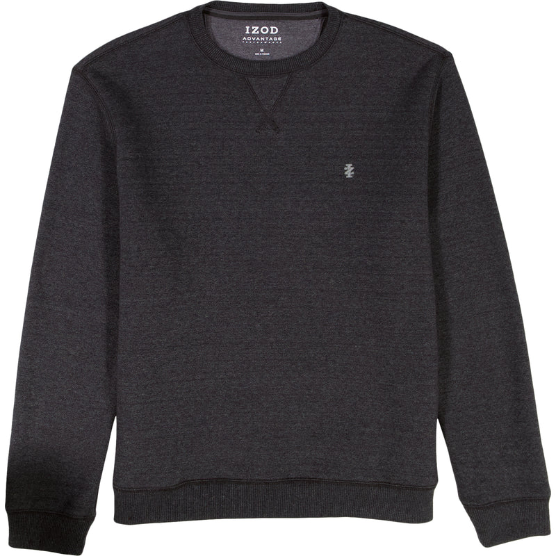 BIG & TALL ADVANTAGE PERFORMANCE CREWNECK FLEECE - BLACK