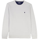 BIG & TALL ADVANTAGE PERFORMANCE CREWNECK FLEECE - LT GREY HTHR