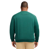 BIG & TALL ADVANTAGE PERFORMANCE CREWNECK FLEECE - RAIN FOREST