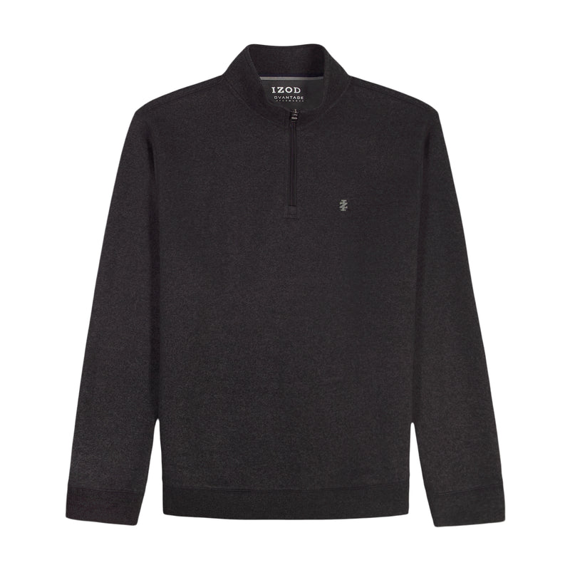 ADVANTAGE PERFORMANCE QUARTER ZIP FLEECE - BLACK