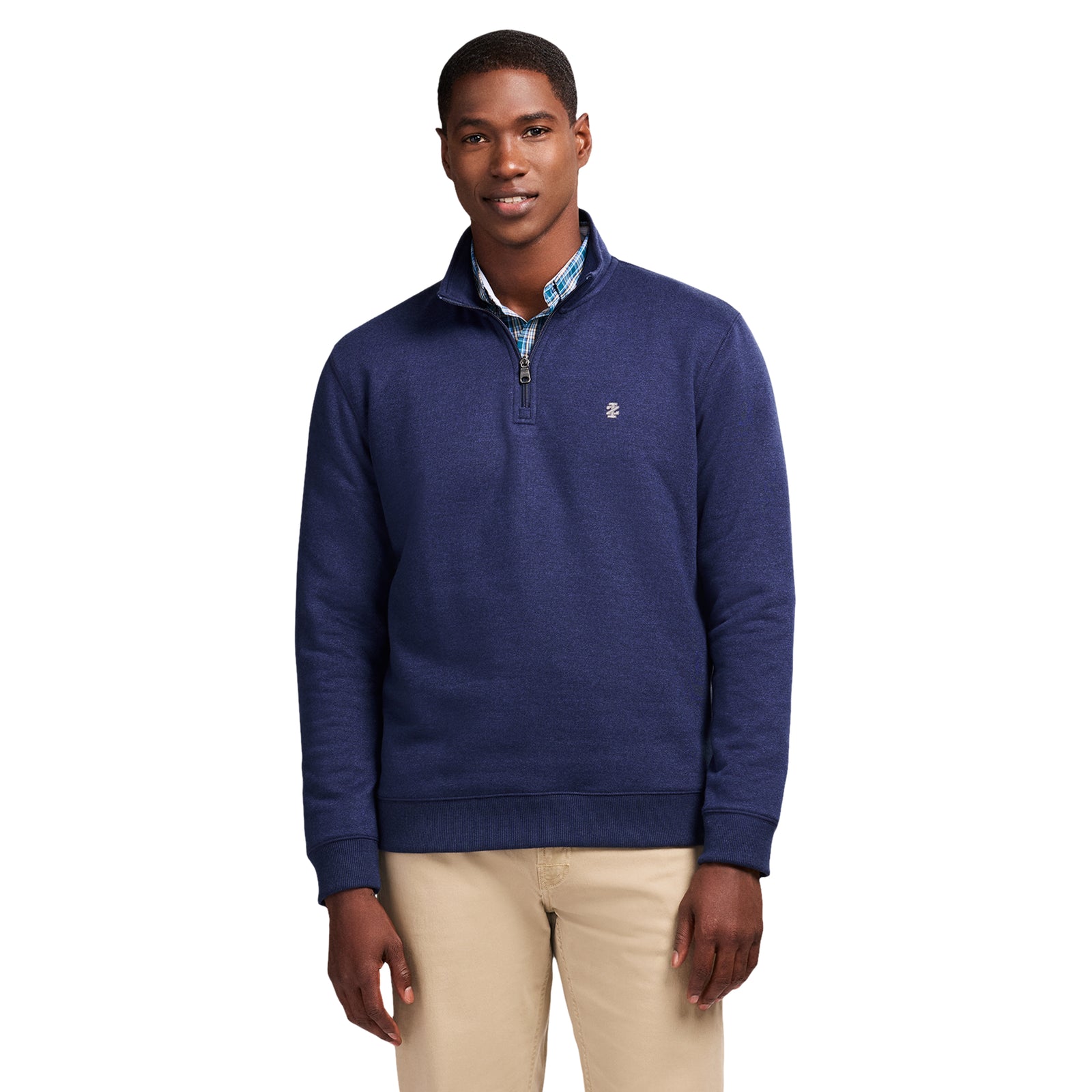 Advantage Performance Quarter Zip Fleece - Navy Blazer – IZOD
