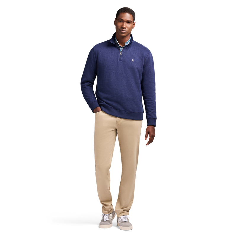 ADVANTAGE PERFORMANCE QUARTER ZIP FLEECE - NAVY BLAZER