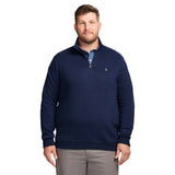 BIG & TALL ADVANTAGE PERFORMANCE QUARTER ZIP FLEECE - NAVY BLAZER