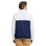 ADVANTAGE PERFORMANCE COLORBLOCK QUARTER ZIP FLEECE - BRIGHT WHITE