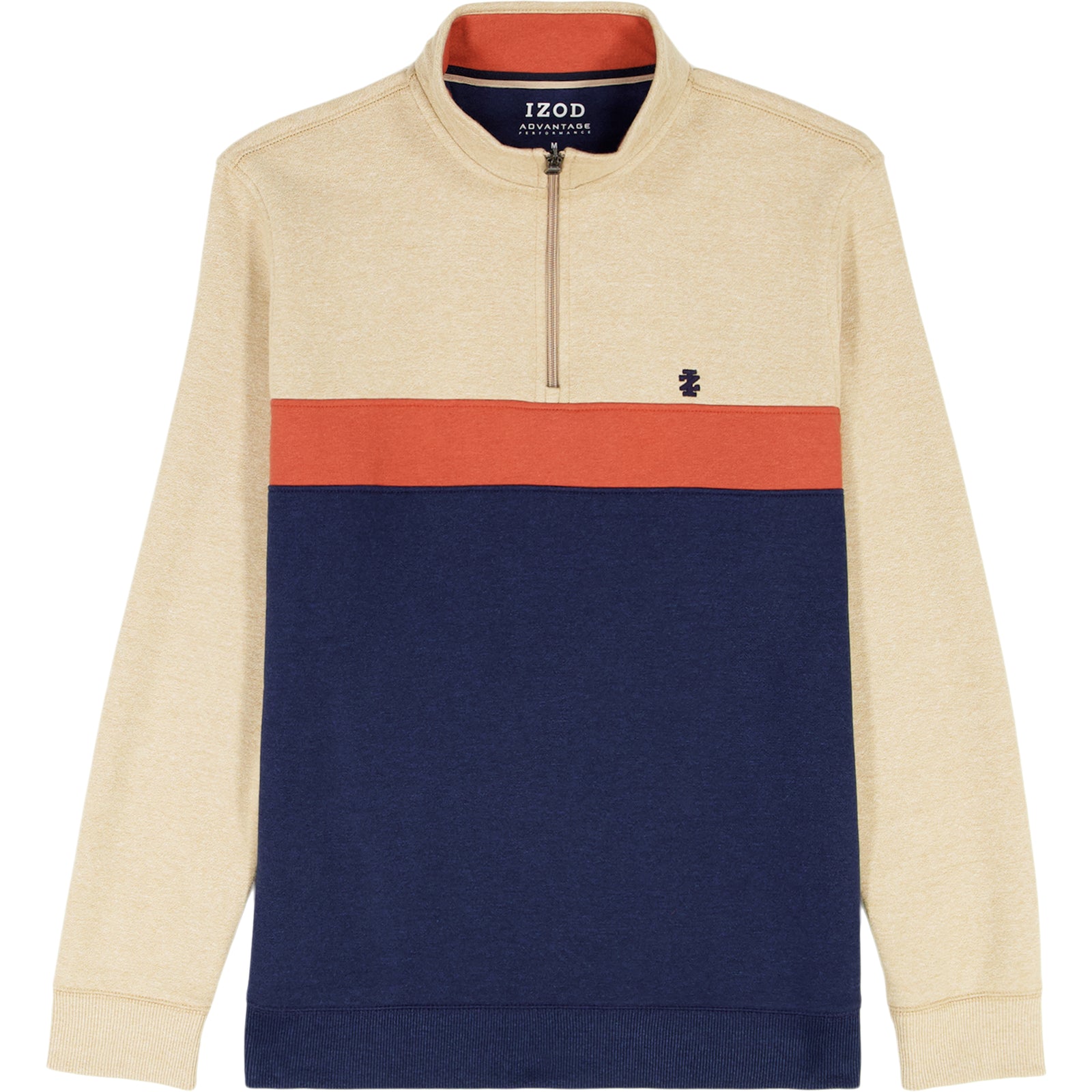 【幻のWネーム】90s スイス製 バーグハウス×Neidhart ISODRY Advantage Performance Colorblock Quarter Zip Fleece - Camel Hthr