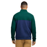 ADVANTAGE PERFORMANCE COLORBLOCK QUARTER ZIP FLEECE - RAIN FOREST