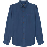 STRATTON FLANNEL LONG SLEEVE 
BUTTON DOWN SHIRT - TRUE NAVY