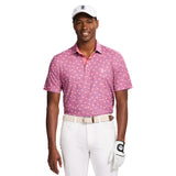 GOLF SWINGFLEX ELITE PRINTED POLO - RAPTURE ROSE