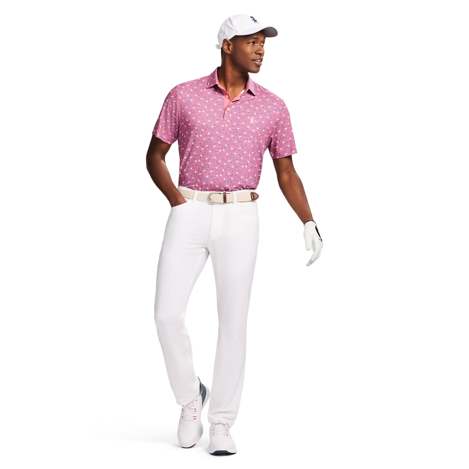 endlessmade poloシャツ Golf Swingflex Elite Printed Polo - Rapture Rose – IZOD