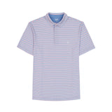 GOLF SWINGFLEX ELITE PRINTED POLO - MOONLIGHT BLUE