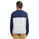ADVANTAGE PERFORMANCE COLORBLOCK CREWNECK FLEECE  - NAVY BLAZER