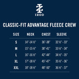 ADVANTAGE PERFORMANCE COLORBLOCK CREWNECK FLEECE  - CAMEL HTHR