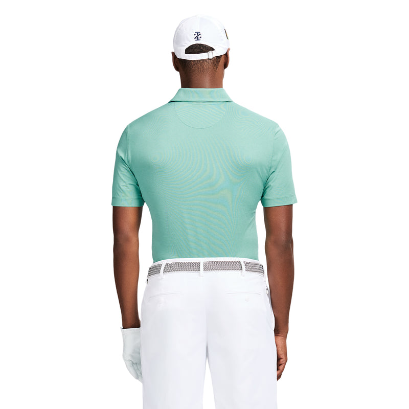 GOLF SWINGFLEX ELITE MESH POLO - BERYL GREEN