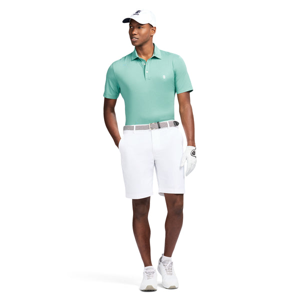 GOLF SWINGFLEX ELITE MESH POLO - BERYL GREEN