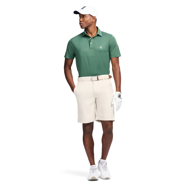 GOLF SWINGFLEX ELITE MESH POLO - TREKKING GREEN