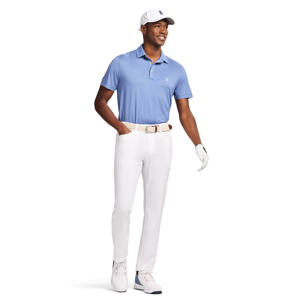 GOLF SWINGFLEX ELITE MESH POLO - MOONLIGHT BLUE