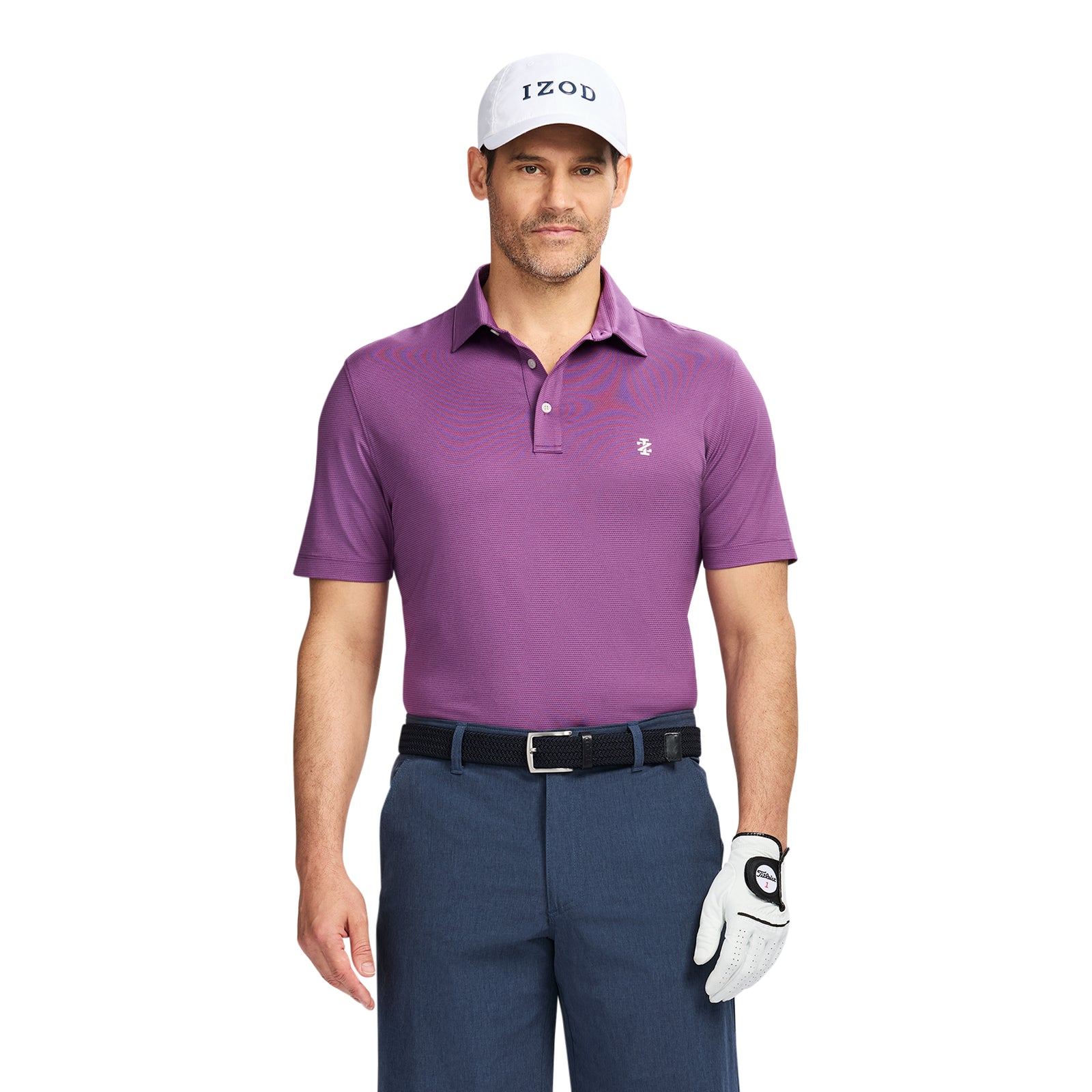 Golf Swingflex Elite Mesh Polo - Sunset Purple – IZOD