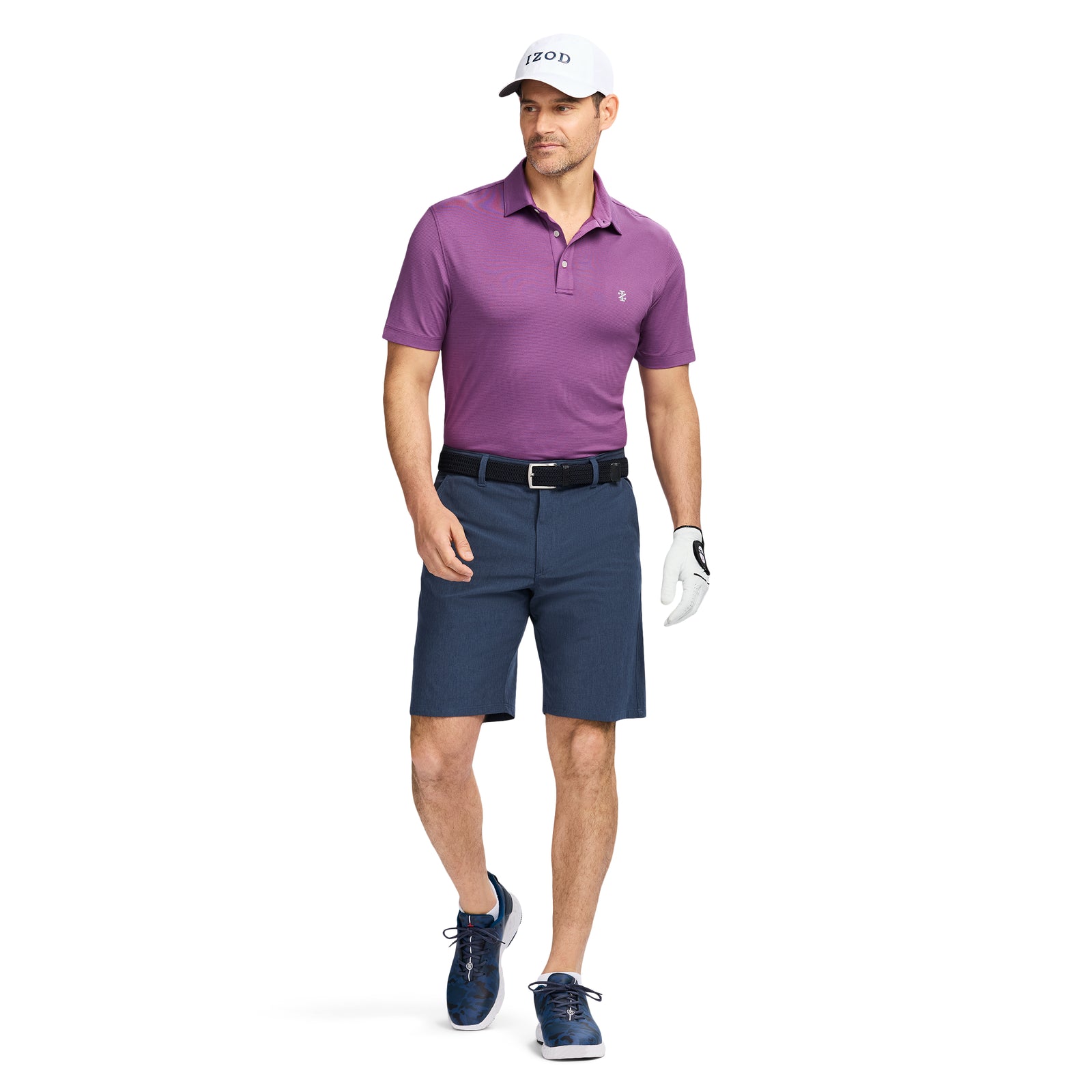 Golf Swingflex Elite Mesh Polo - Sunset Purple – IZOD