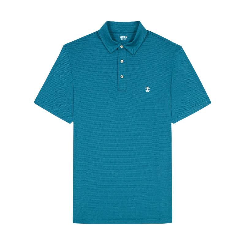 GOLF SWINGFLEX ELITE MESH POLO - BLUE CORAL