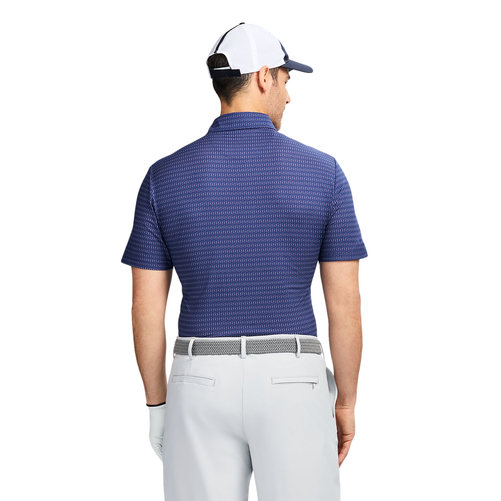Golf Swingflex Elite Printed Polo - Medieval Blue – IZOD