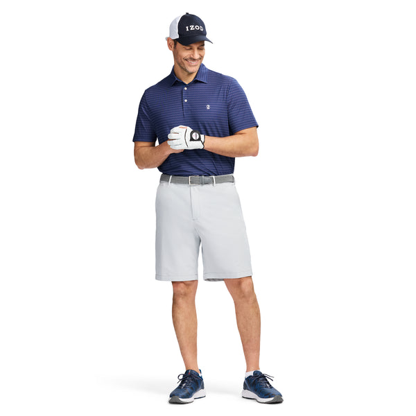 GOLF SWINGFLEX ELITE PRINTED POLO - MEDIEVAL BLUE