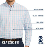 PERFORMANCE COMFORT LONG SLEEVE BUTTON DOWN SHIRT - FIR