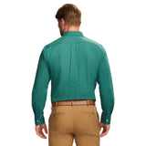 PERFORMANCE COMFORT LONG SLEEVE BUTTON DOWN SHIRT - FIR