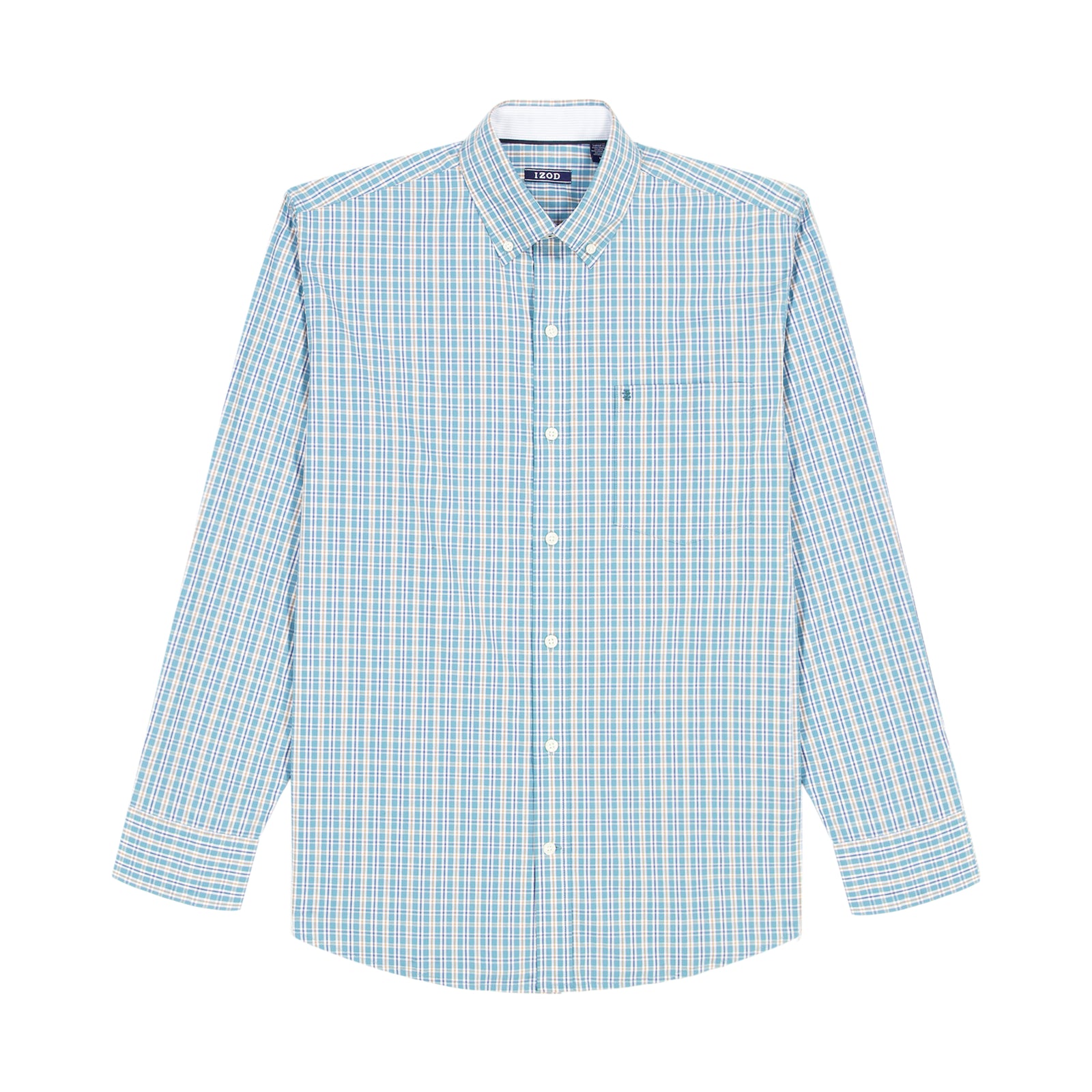 Big & Tall Performance Comfort L/S Plaid Shirt - Larkspur – IZOD
