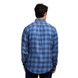 STRATTON FLANNEL LONG SLEEVE 
BUTTON DOWN SHIRT - BRIGHT COBALT