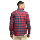 STRATTON FLANNEL LONG SLEEVE 
BUTTON DOWN SHIRT - SUNDRIED TOMATO