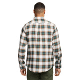 STRATTON FLANNEL LONG SLEEVE 
BUTTON DOWN SHIRT - SMOKE PINE
