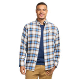 STRATTON FLANNEL LONG SLEEVE 
BUTTON DOWN SHIRT - TRUE NAVY