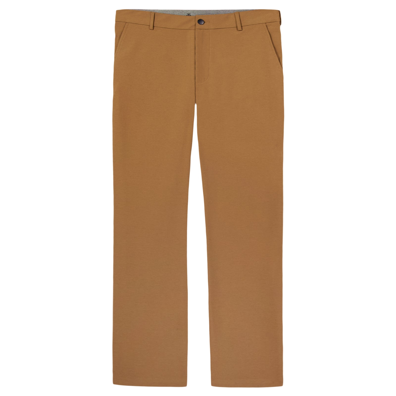 Traveler Flat Front Chino - Cognac Hthr – IZOD