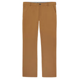 TRAVELER FLAT FRONT CHINO - COGNAC HTHR