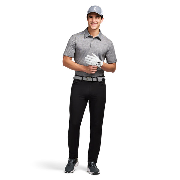 GOLF PRO Z1 DOBBY 5 POCKET PANT - BLACK