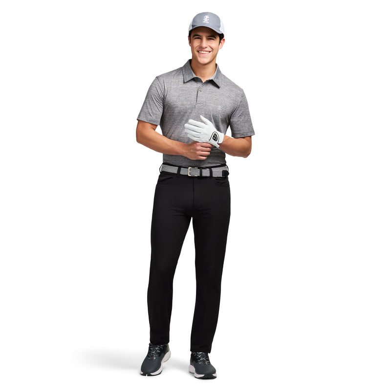 GOLF PRO Z1 DOBBY 5 POCKET PANT - BLACK