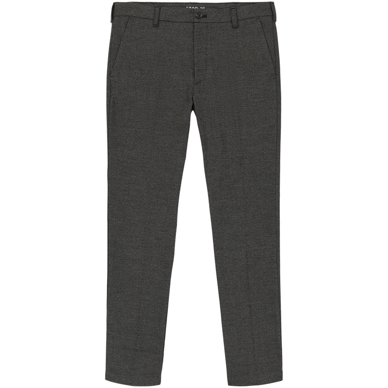 PERFORMANCE FLAT FRONT DRESS PANTS - BLACK