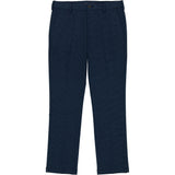 PERFORMANCE FLAT FRONT DRESS PANTS - NAVY BLAZER