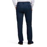 PERFORMANCE FLAT FRONT DRESS PANTS - NAVY BLAZER