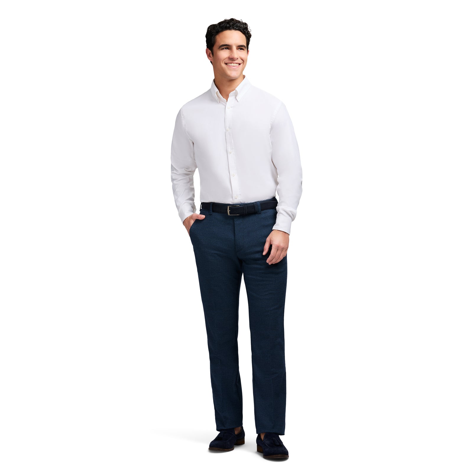 formal dress for men navy blue pants Dress to Impress: 4 Office Outfits that will Impress Everyone