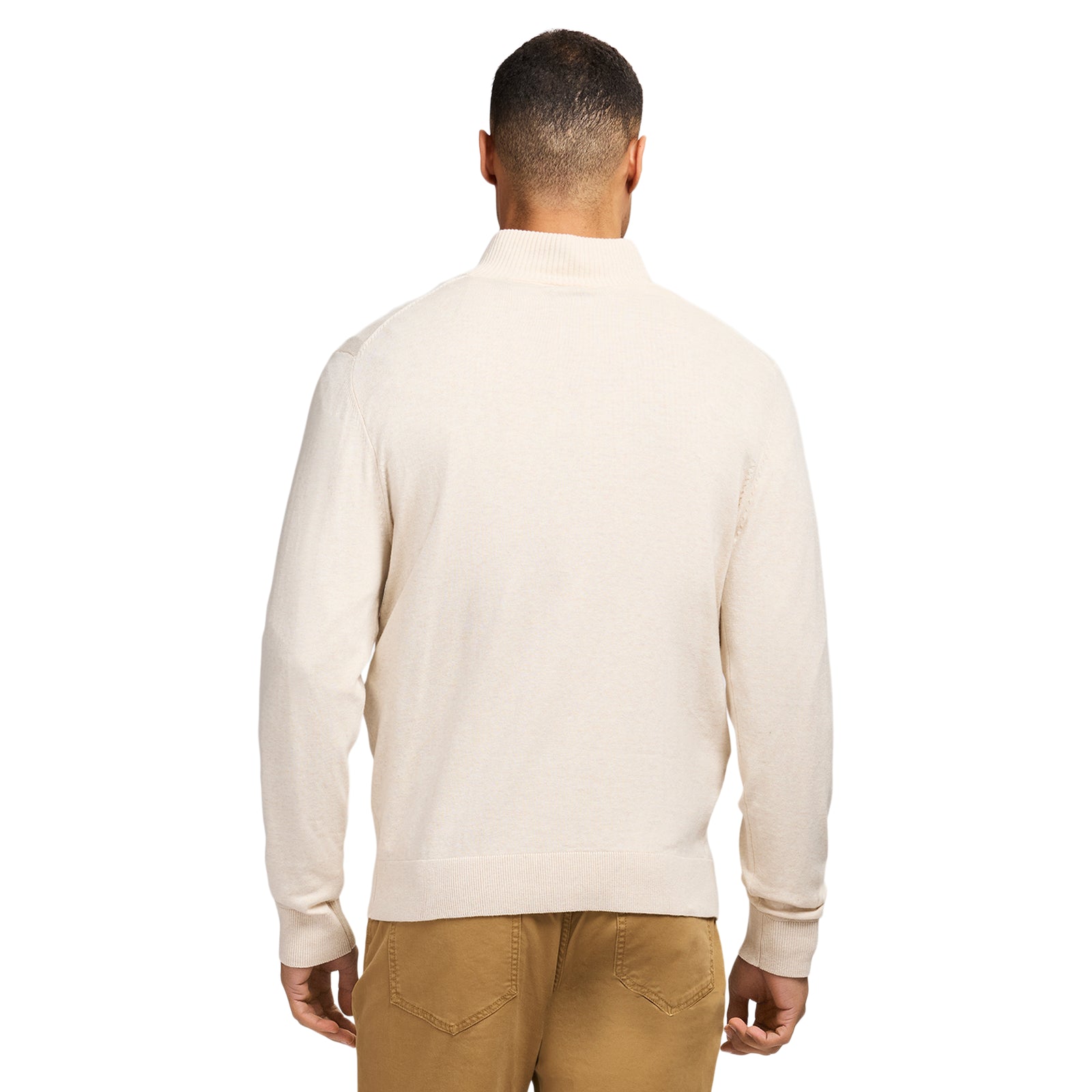 Fine Gauge Quarter Zip Sweater - Rock Hthr – IZOD