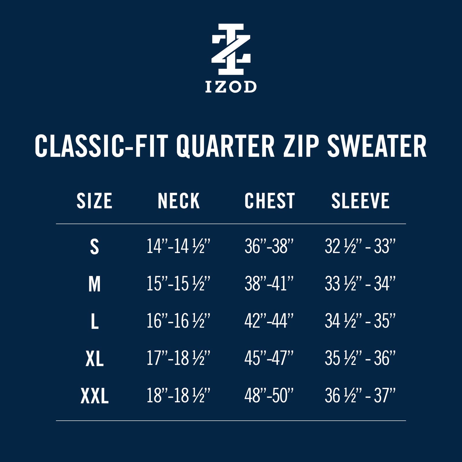 STONE  CROSS ZIP OVERSHIT Lサイズ Fine Gauge Quarter Zip Sweater - Rock Hthr – IZOD