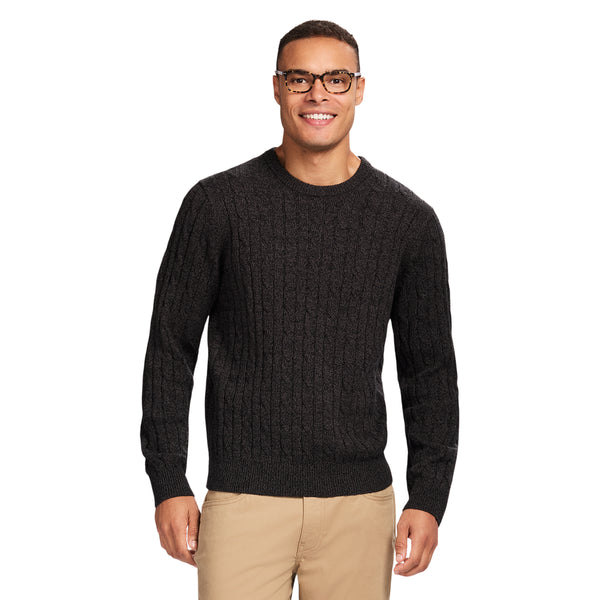 MARLED CREWNECK SWEATER - ASPHALT
