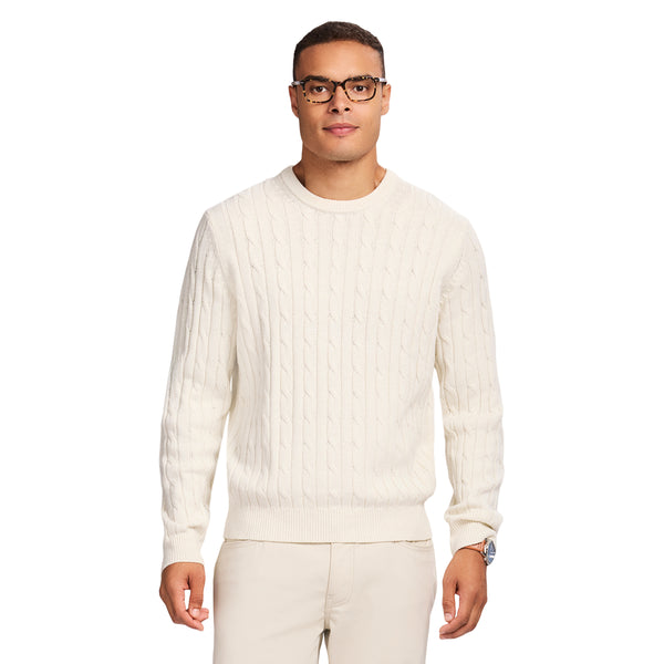 MARLED CREWNECK SWEATER - ROCK HTHR