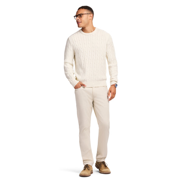 MARLED CREWNECK SWEATER - ROCK HTHR