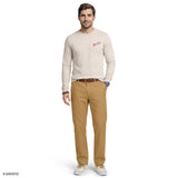 SALTWATER LONG SLEEVE BITES & BEER GRAPHIC TEE - OATMEAL HTR