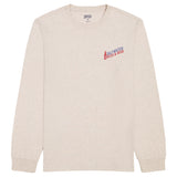 SALTWATER LONG SLEEVE BITES & BEER GRAPHIC TEE - OATMEAL HTR