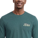 SALTWATER LONG SLEEVE BONEFISH GRAPHIC TEE - MEDITERRANEA